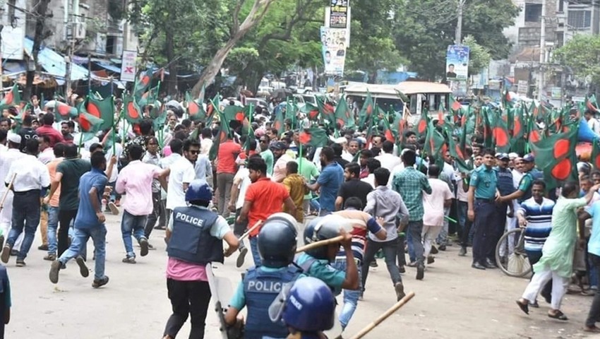 ধোলাইখালে সংঘর্ষ বিএনপির ৪২৪ নেতাকর্মীর বিরুদ্ধে মামলা